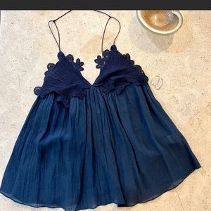 CHLOE DEEP NAVY TANK TOP